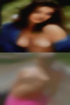 Black middle naked woman